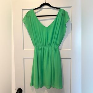 Gianni Bini Emerald Green Mini Dress